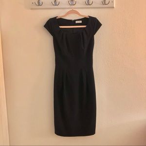 Calvin Klein Navy Blue Sheath Dress